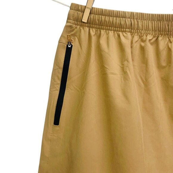 Northyard Mens Athletic Shorts Elastic Waist Drawstring Stretch Brown Size XL - Picture 4 of 10